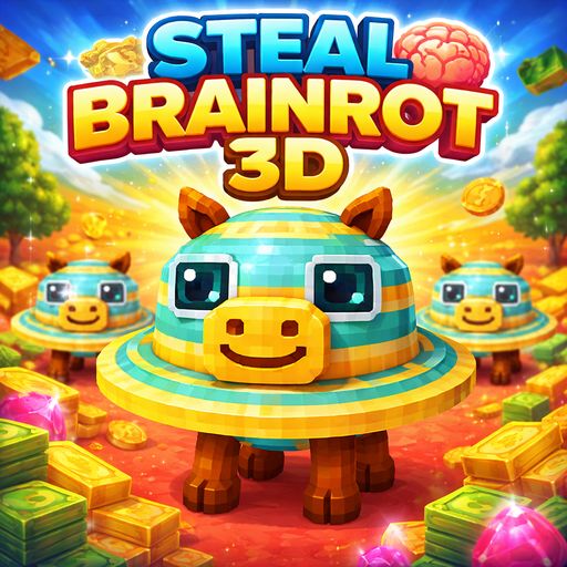 how to play Steal Brainrot 3D